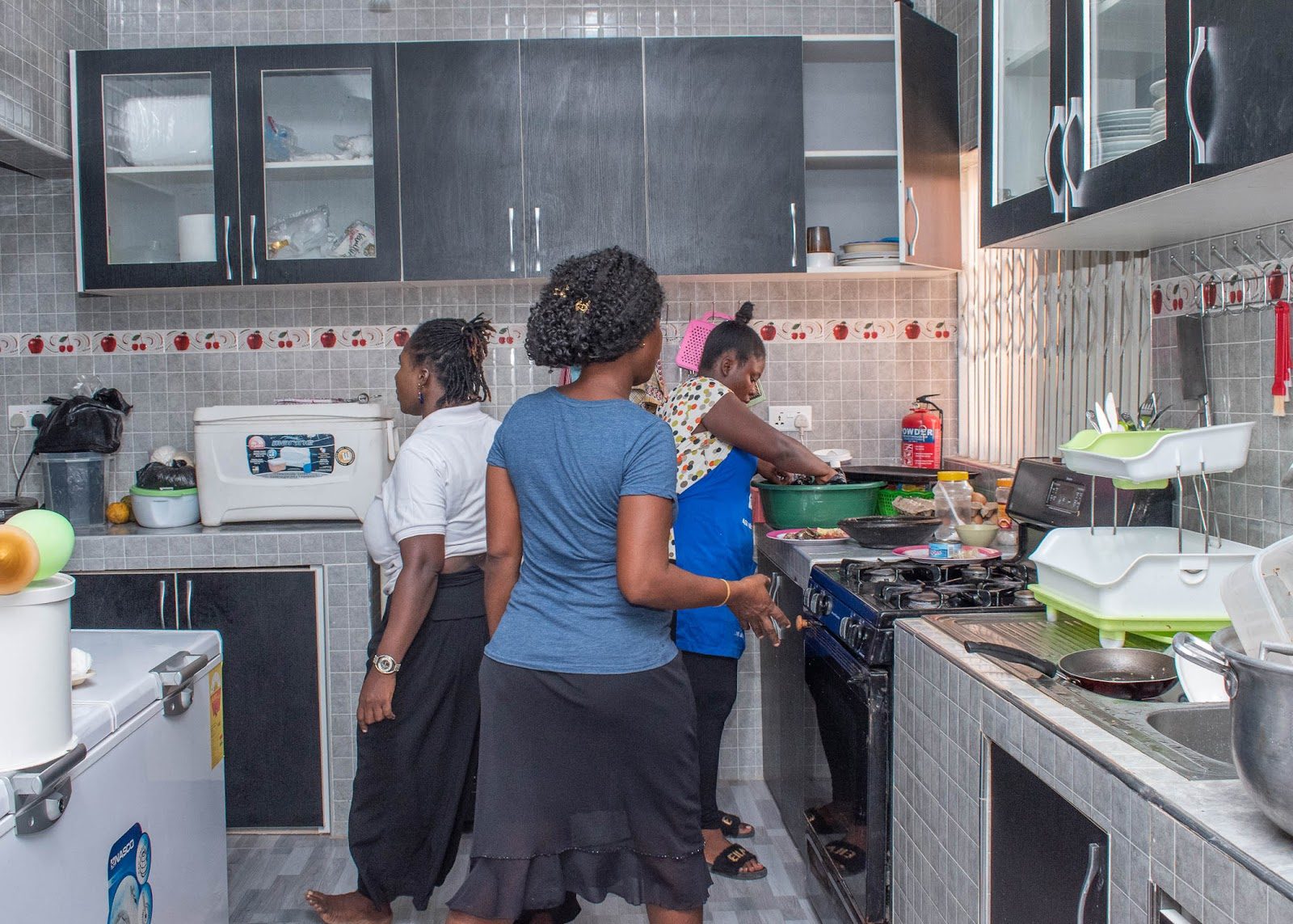 Bright Hotel kitchen team preparing food